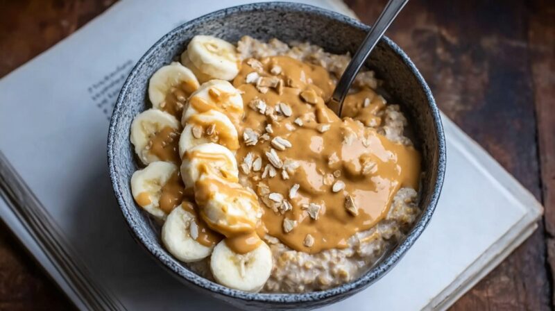 Proteinska ovsena kaša sa bananom i kikiriki puterom – brz i zdrav doručak