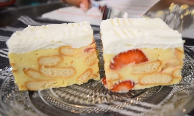 Kolač sa jagodama bez pečenja za dane kada želite brz i osvežavajući desert