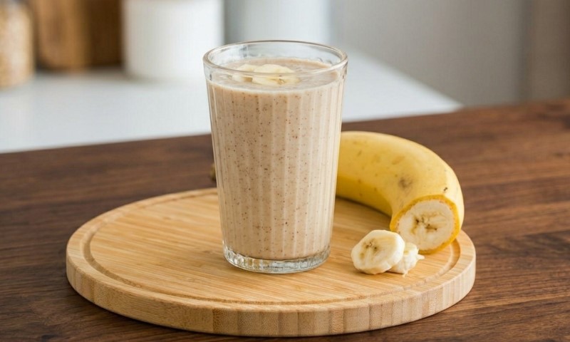 Domaći proteinski šejk sa bananom: recept korak po korak